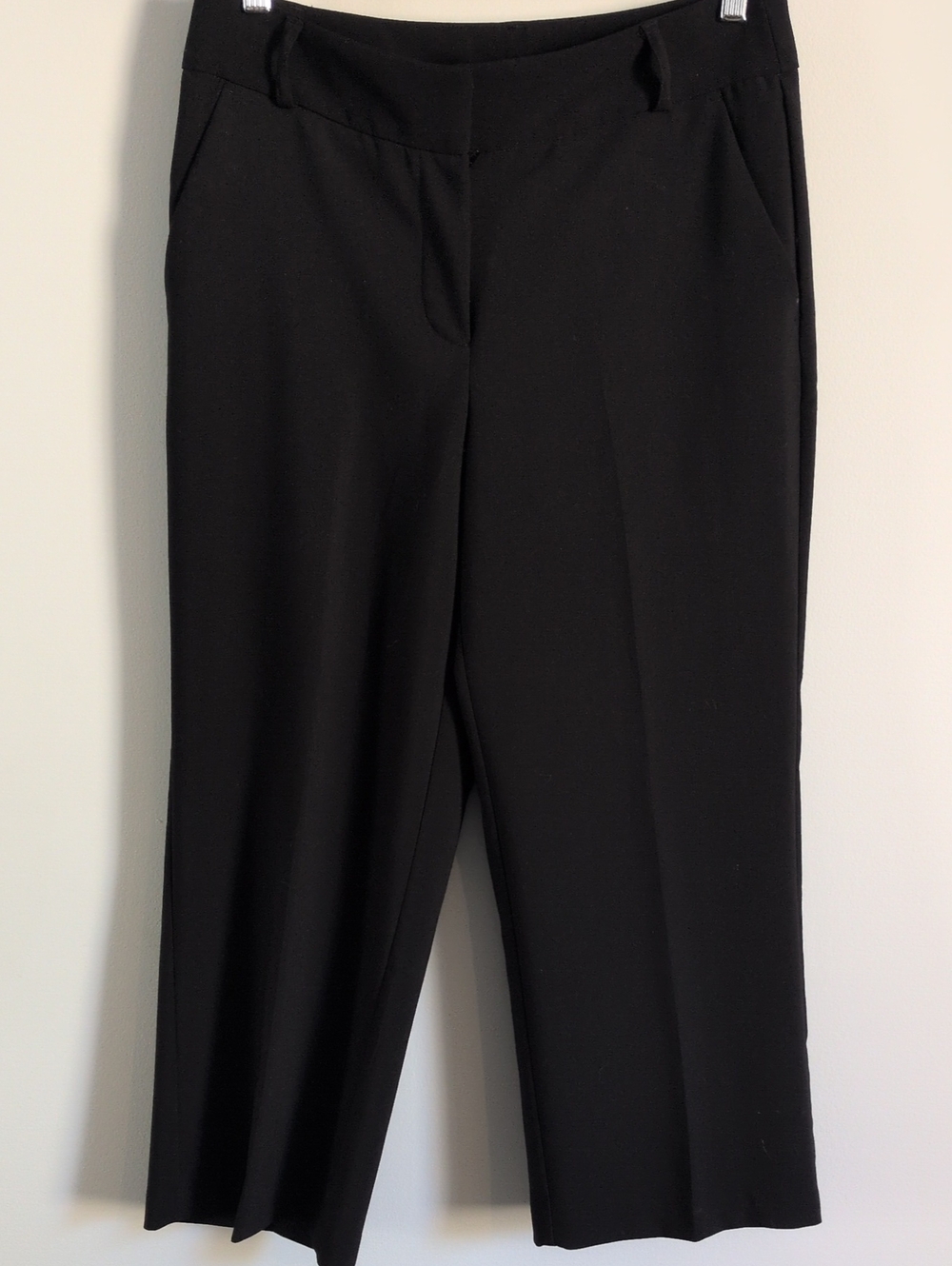 Cynthia Rowley Cropped Trousers 6 Black